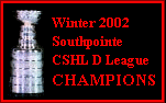Spiders Winter 2002 
Champs!