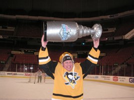 Mikey with the Cup